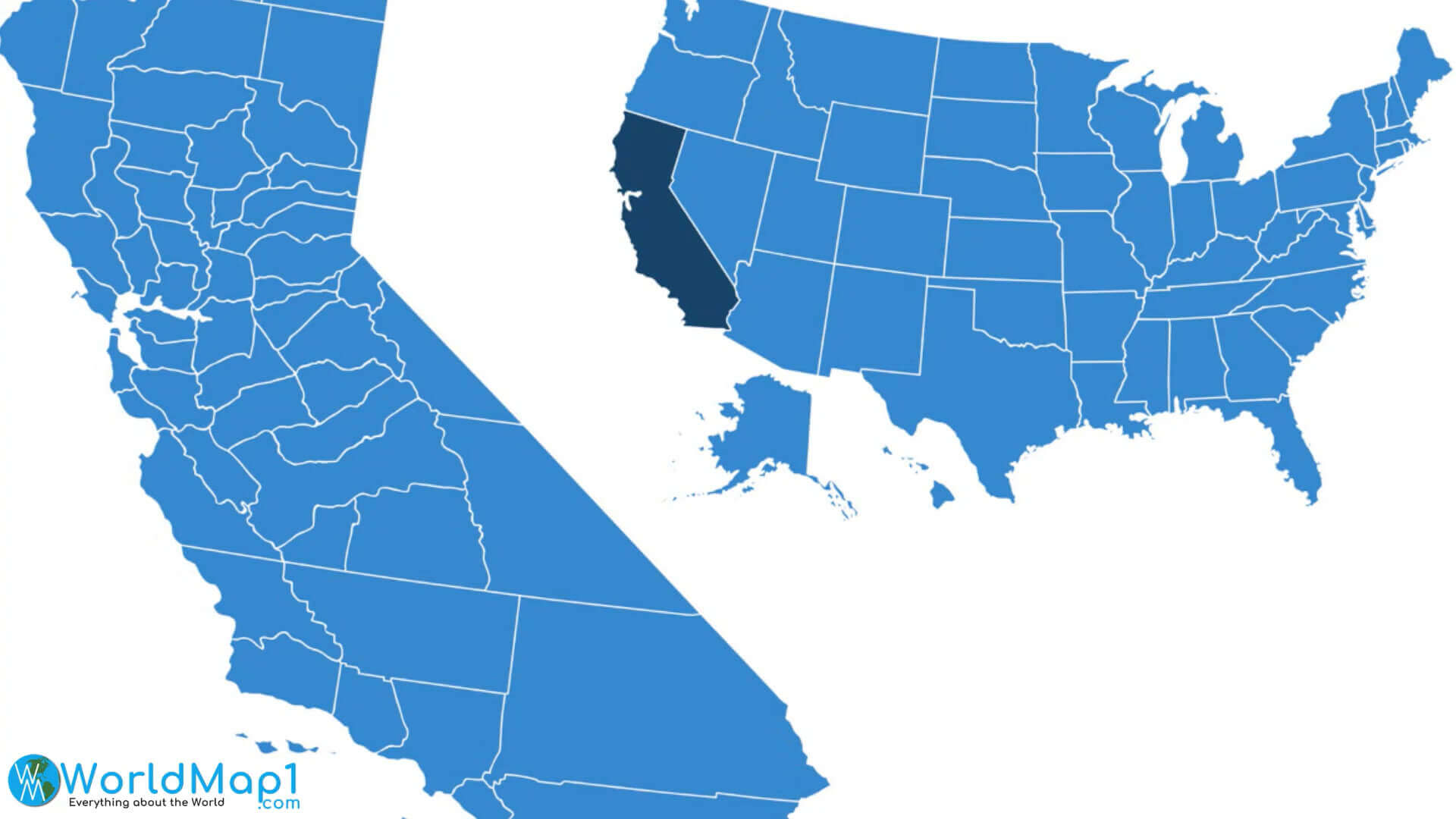Où se trouve la Californie aux États-Unis
